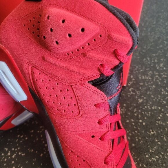 Nike Air Jordan 6 Retro Shoes Toro Bravo Red Black CT8529-600 Men's 13 - Picture 6 of 9